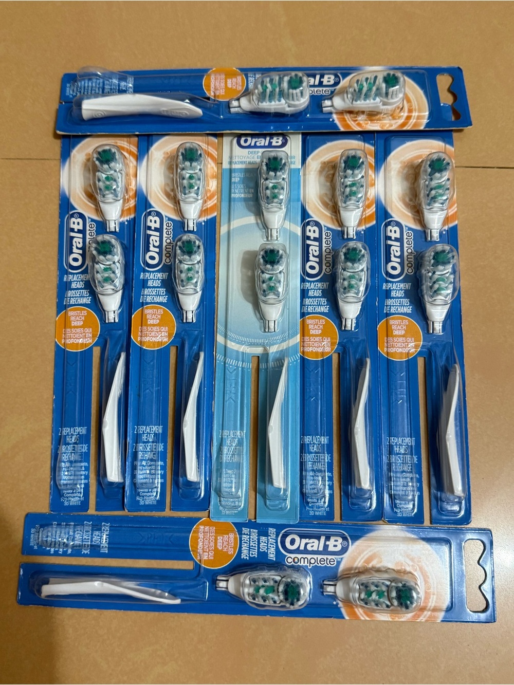 7 Packs Oral-B Complete Replacement Toothbrush Brush Heads 14 Total